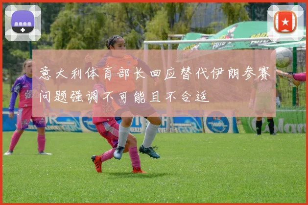 意大利体育部长回应替代伊朗参赛问题强调不可能且不合适
